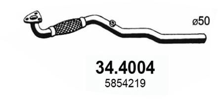Труба выхлопного газа ASSO 344004