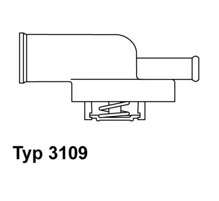 Термостат, охлаждающая жидкость BorgWarner 310982D