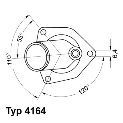Термостат, охлаждающая жидкость BorgWarner 416492D