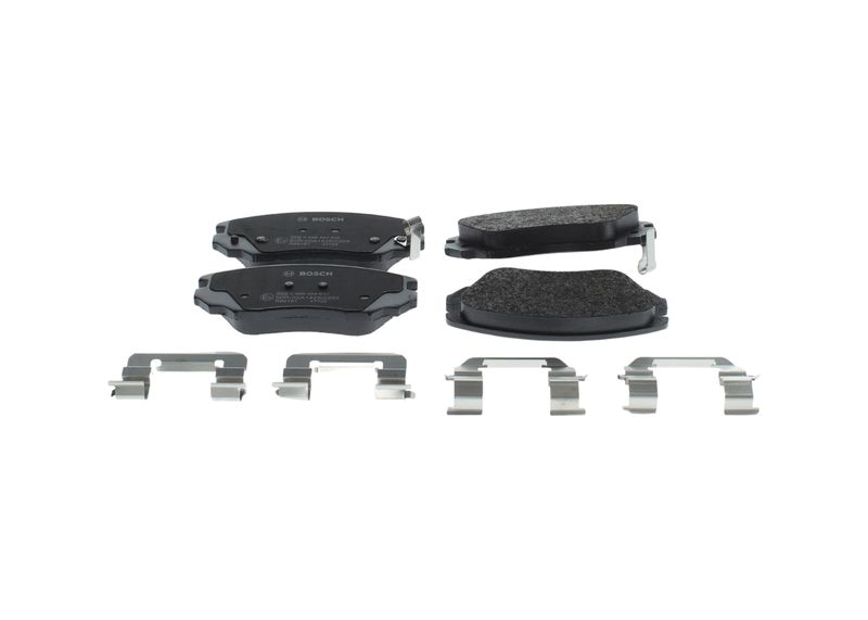 Комплект тормозных колодок, дисковый тормоз BOSCH 0986494632