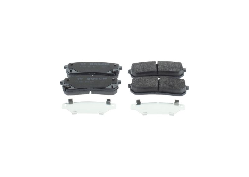 Комплект тормозных колодок, дисковый тормоз BOSCH 0986494971