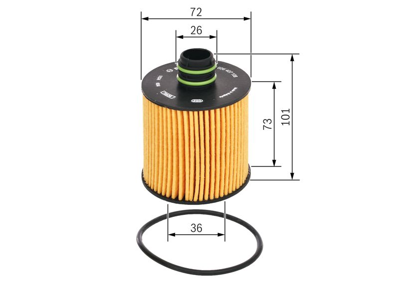 Масляный фильтр BOSCH F026407108