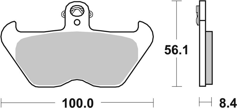 Комплект тормозных колодок, дисковый тормоз BREMBO 07BB24SA