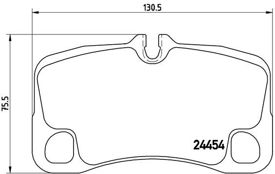 Комплект тормозных колодок, дисковый тормоз BREMBO P65022