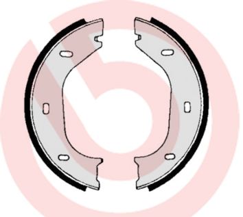 Комплект тормозных колодок, стояночная тормозная система BREMBO S06505