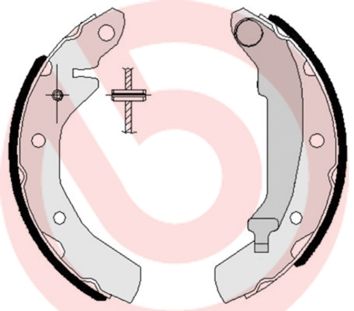 Комплект тормозных колодок BREMBO S15501