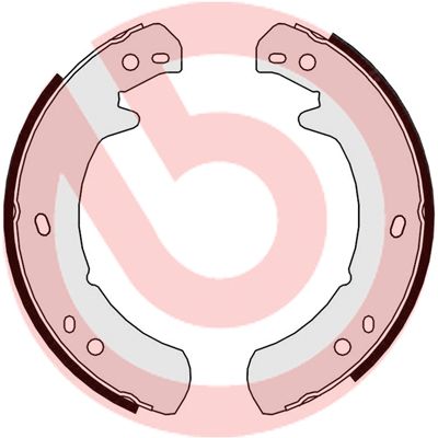 Комплект тормозных колодок, стояночная тормозная система BREMBO S44507