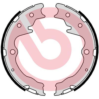 Комплект тормозных колодок, стояночная тормозная система BREMBO S49526