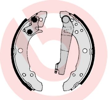 Комплект тормозных колодок BREMBO S85507