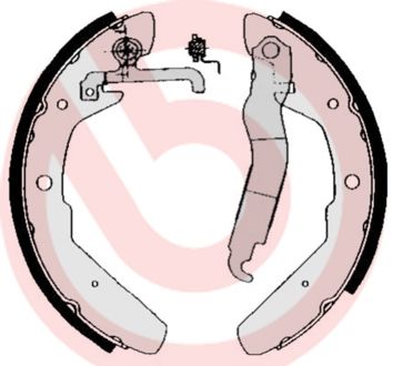 Комплект тормозных колодок BREMBO S85517