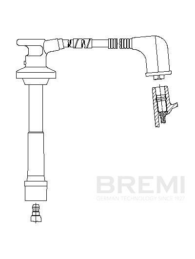 Провод зажигания BREMI 660F64