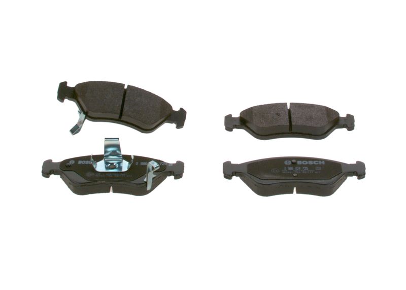 Комплект тормозных колодок, дисковый тормоз BOSCH 0986424725