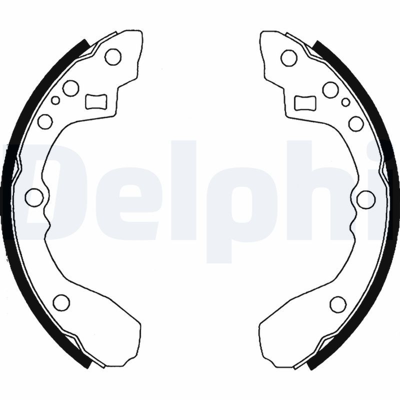 Комплект тормозных колодок DELPHI LS1824