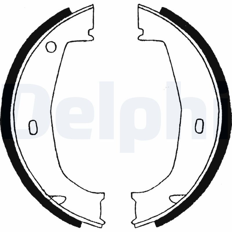 Комплект тормозных колодок DELPHI LS1851