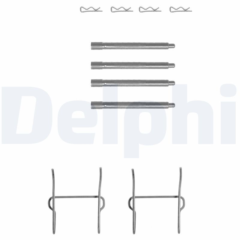 Комплектующие, колодки дискового тормоза DELPHI LX0154