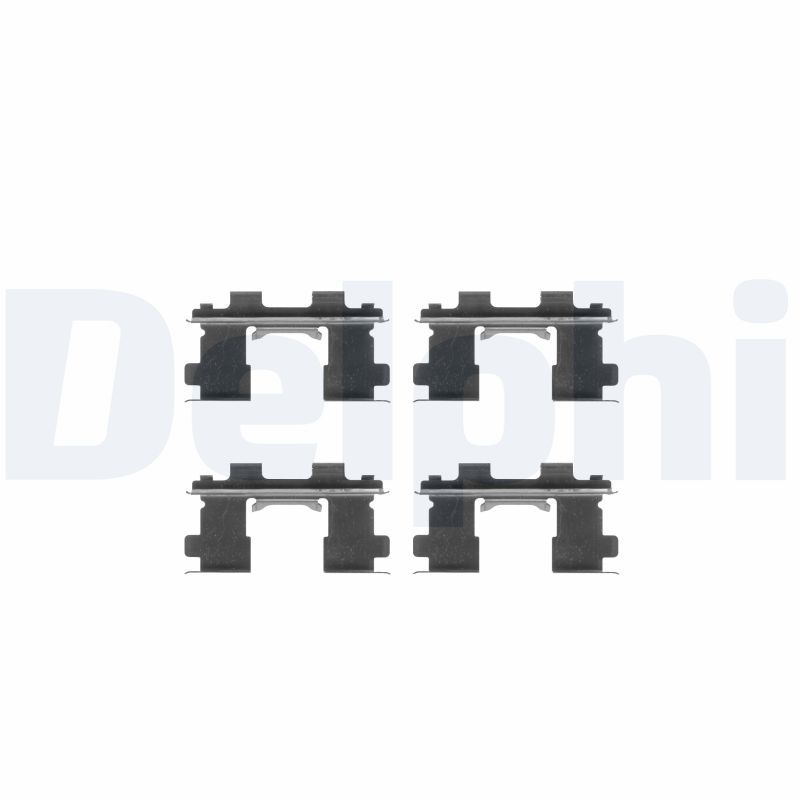 Комплектующие, колодки дискового тормоза DELPHI LX0252