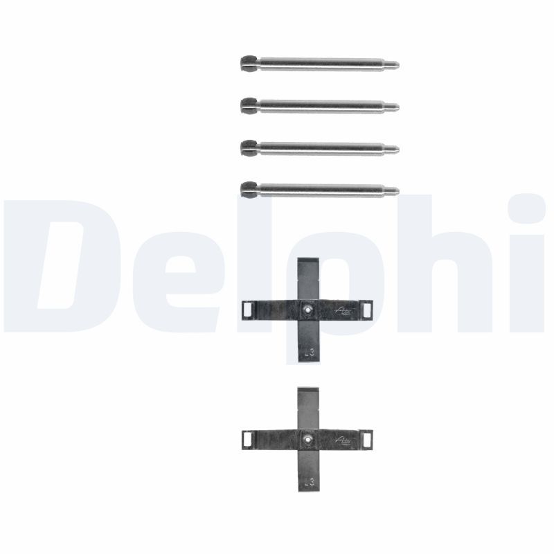 Комплектующие, колодки дискового тормоза DELPHI LX0268