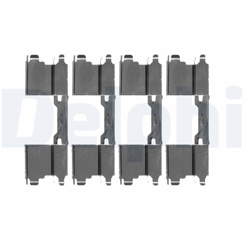 Комплектующие, колодки дискового тормоза DELPHI LX0502