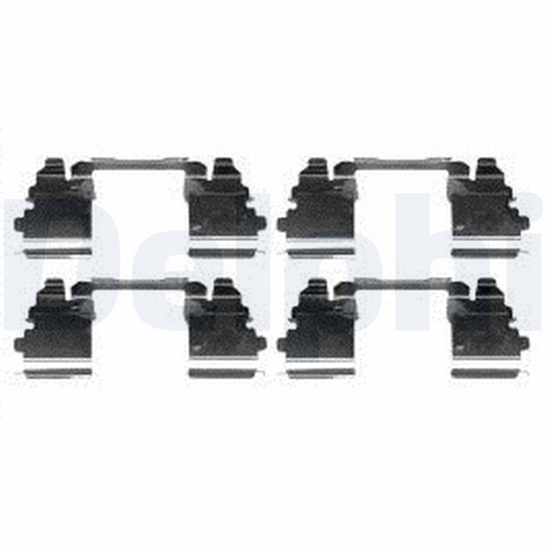 Комплектующие, колодки дискового тормоза DELPHI LX0572