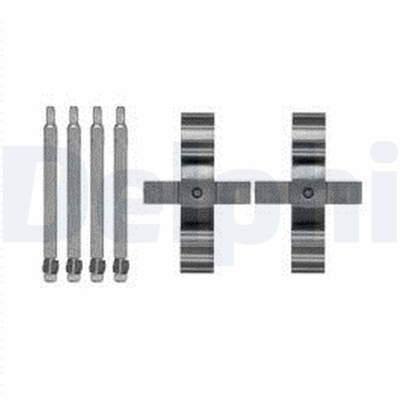 Комплектующие, колодки дискового тормоза DELPHI LX0598