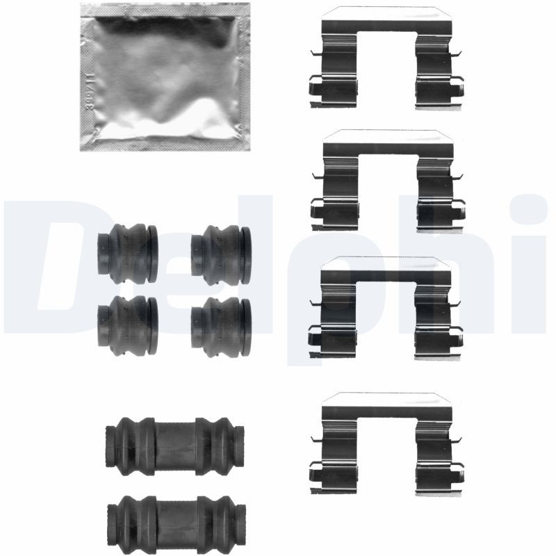 Комплектующие, колодки дискового тормоза DELPHI LX0680
