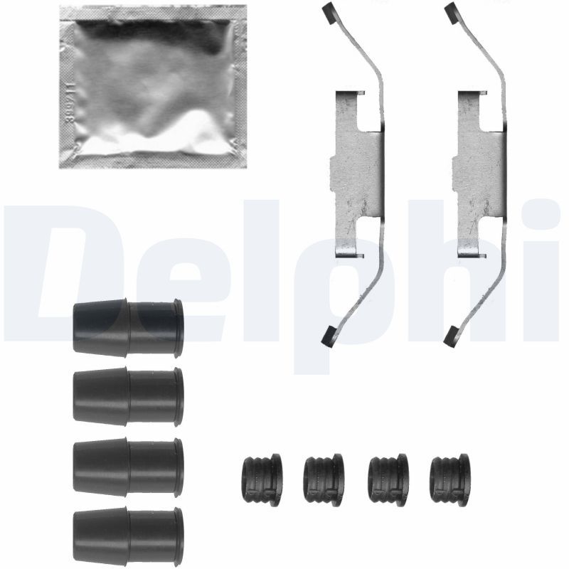 Комплектующие, колодки дискового тормоза DELPHI LX0683