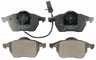 Комплект тормозных колодок, дисковый тормоз DENCKERMAN B110864
