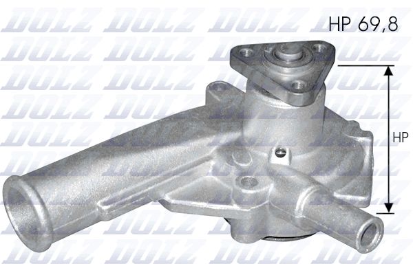 Водяной насос, охлаждение двигателя DOLZ F137
