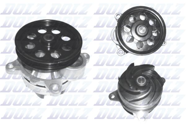 Водяной насос, охлаждение двигателя DOLZ F235