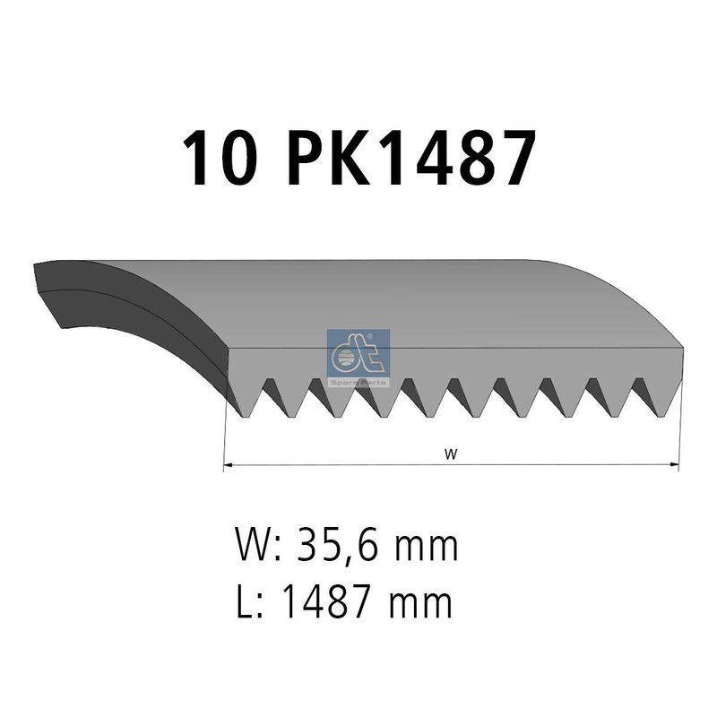 Поликлиновой ремень DT 215385