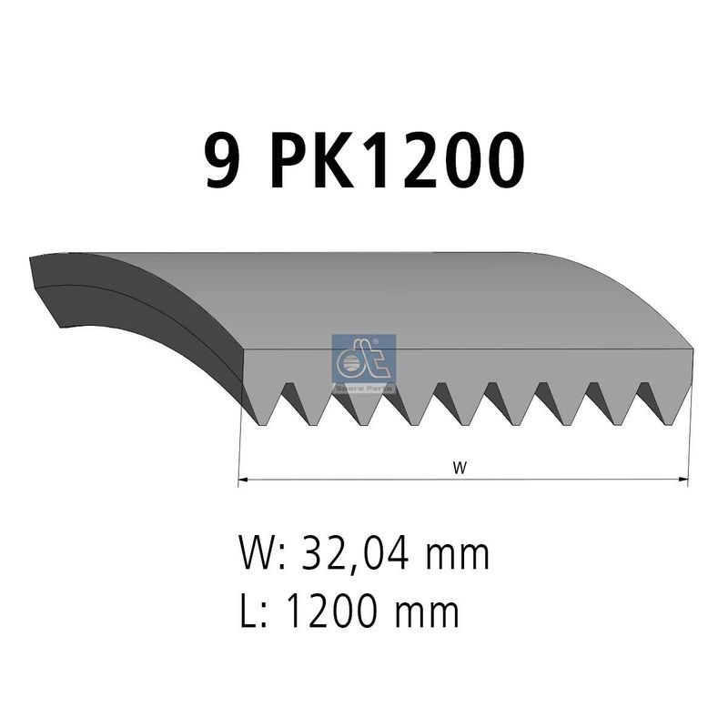 Поликлиновой ремень DT 334315