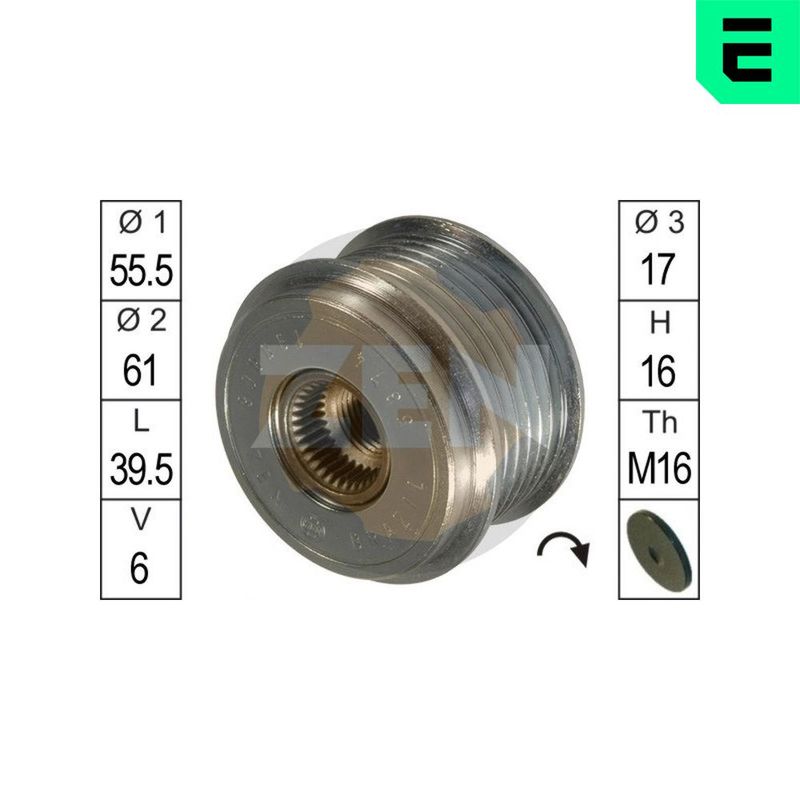 Механизм свободного хода генератора ERA ZN5374