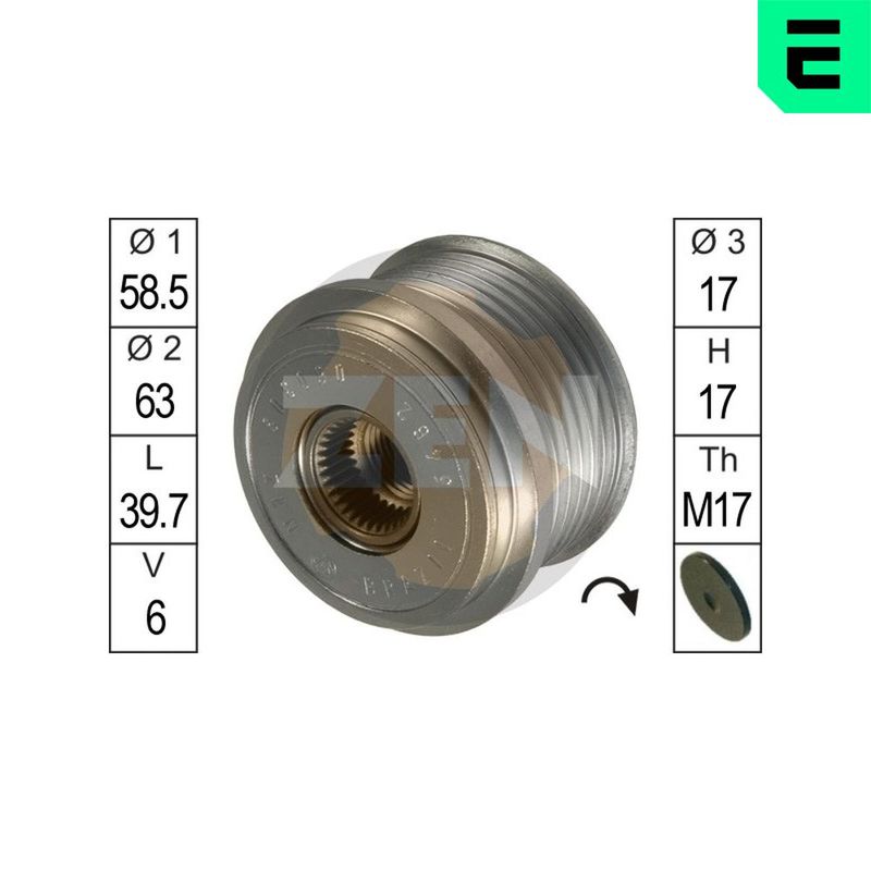 Механизм свободного хода генератора ERA ZN5462
