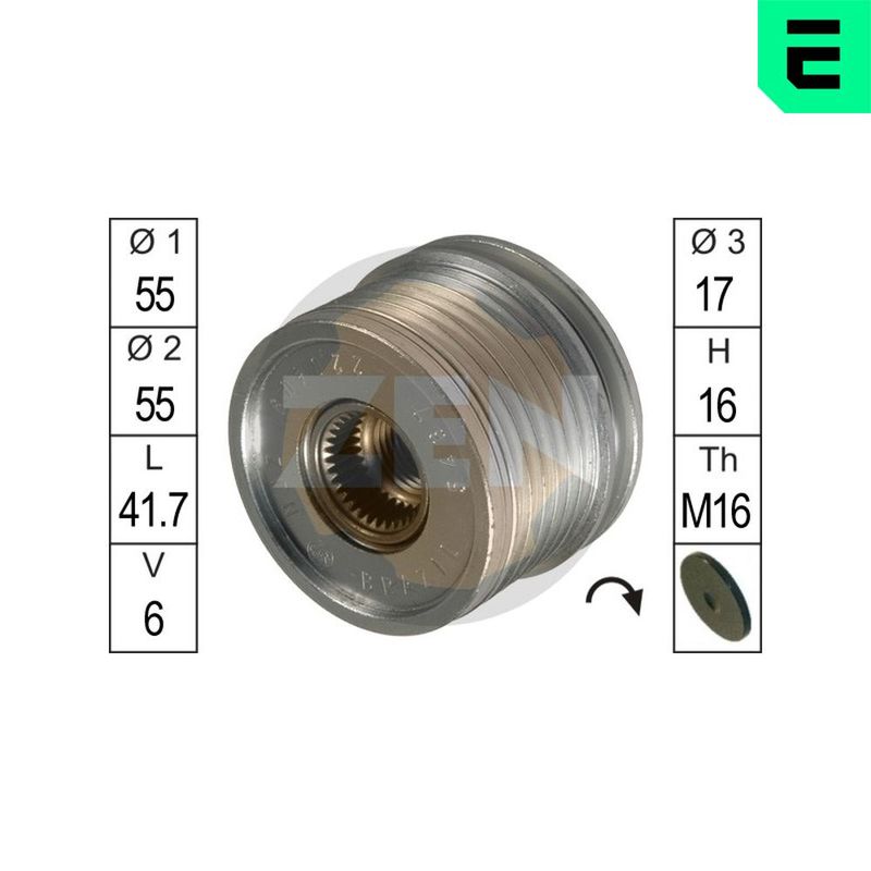 Механизм свободного хода генератора ERA ZN5467