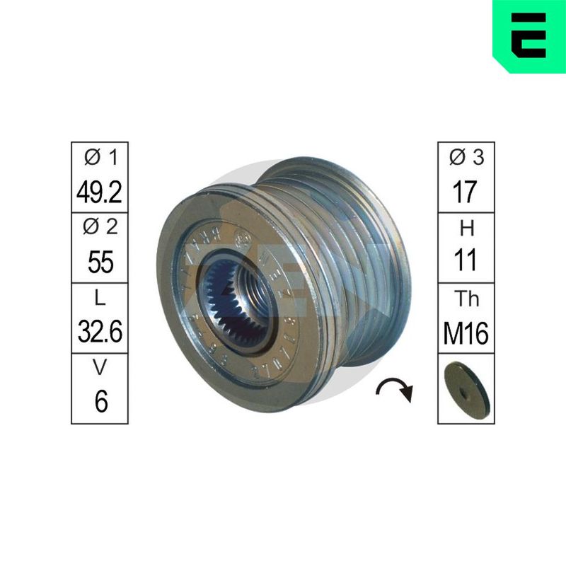 Механизм свободного хода генератора ERA ZN5493