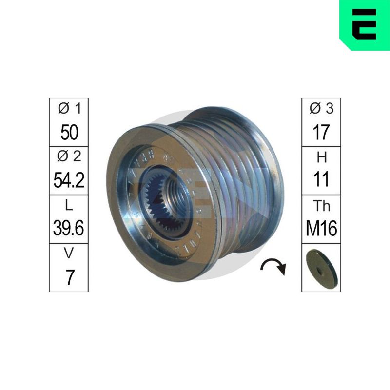 Механизм свободного хода генератора ERA ZN5494