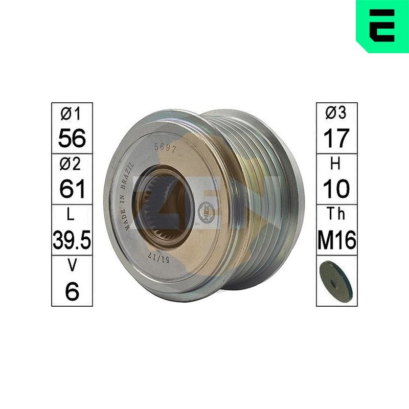 Механизм свободного хода генератора ERA ZN5697