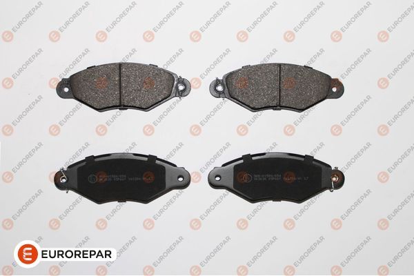 Комплект тормозных колодок, дисковый тормоз EUROREPAR 1617254780