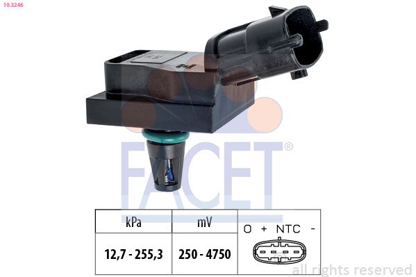 Датчик давления воздуха, высотный корректор FACET 103246
