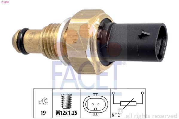 Датчик, температура топлива FACET 73338