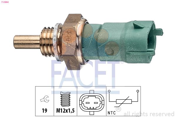 Датчик, температура топлива FACET 73364