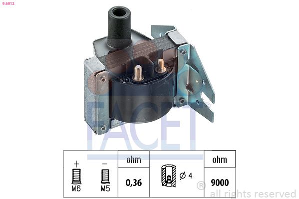 Катушка зажигания FACET 96012