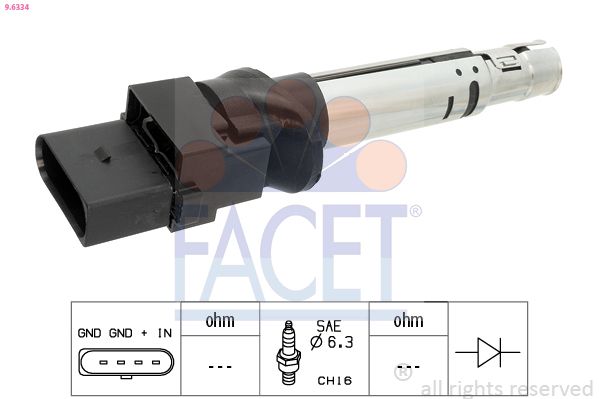 Катушка зажигания FACET 96334
