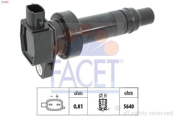 Катушка зажигания FACET 96443