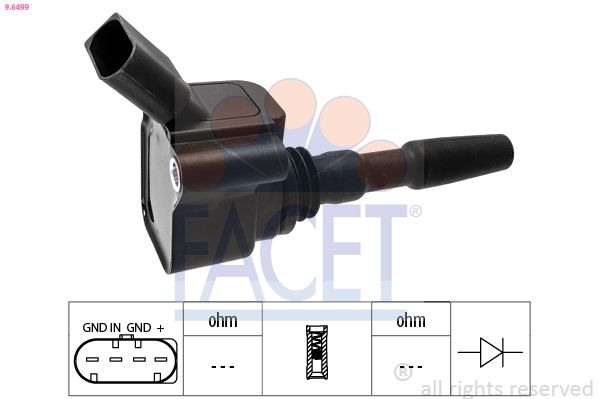 Катушка зажигания FACET 96499