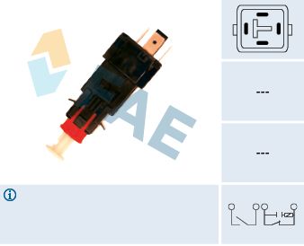 Выключатель фонаря сигнала торможения FAE 24519