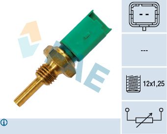 Датчик, температура охлаждающей жидкости FAE 33700