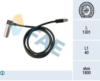 Датчик, частота вращения колеса FAE 78363
