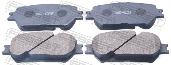 Комплект тормозных колодок, дисковый тормоз FEBEST 0101ACV30F