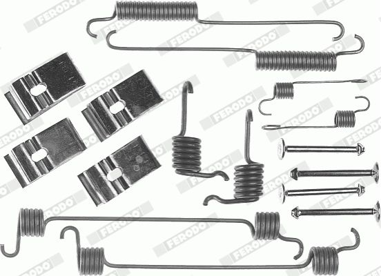 Комплектующие, тормозная колодка FERODO FBA54